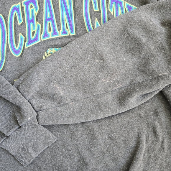 Vintage Grey Oversized Athletic Graphic Sweatshirt Unisex - Picture 7 of 9